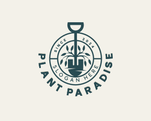 Yard Gardening Plant  logo design