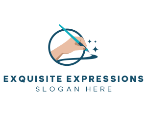 Hand Calligraphy Pen  logo