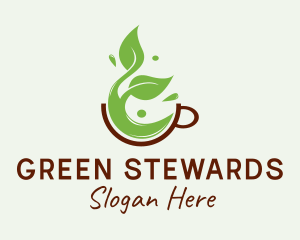 Herbal Green Tea  logo design