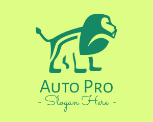 Green Jungle Lion logo