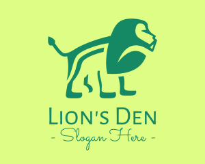 Green Jungle Lion logo