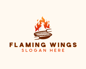 Roast Chicken Barbecue logo design