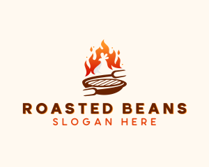 Roast Chicken Barbecue logo design