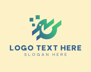 Pixel Company Letter O Logo