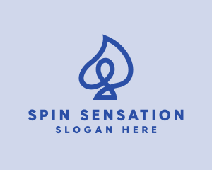 Scribble Spade Casino logo design