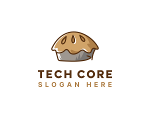 Apple Pie Dessert logo design