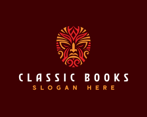 Traditional Maori Mask logo