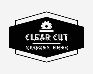 Saw Cutting Carpentry logo design