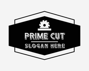 Saw Cutting Carpentry logo design