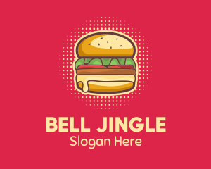 Pop Art Burger  logo design