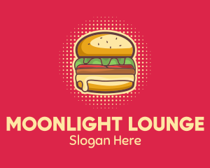 Pop Art Burger  logo design