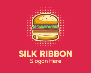 Pop Art Burger  logo design