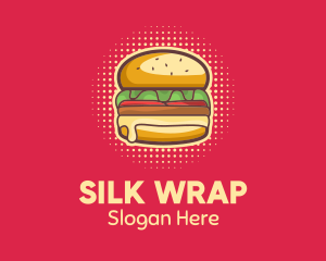 Pop Art Burger  logo design