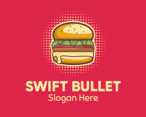 Pop Art Burger  logo design