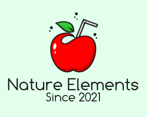 Natural Apple Juice  logo design