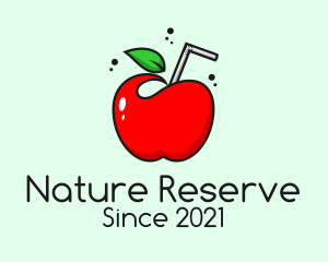 Natural Apple Juice  logo design