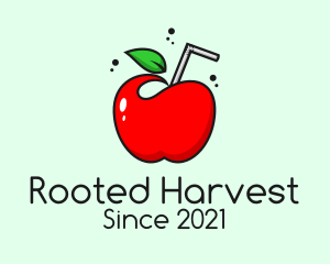 Natural Apple Juice  logo design