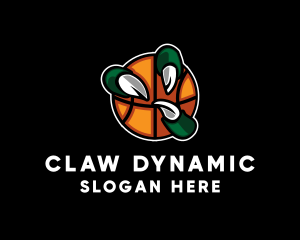 Basketball Claw Grab logo