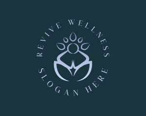 Wellness Spa Lotus logo design