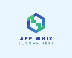 Hexagon Software App logo design