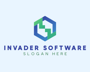 Hexagon Software App logo design