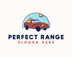 Car Truckload Travel logo design