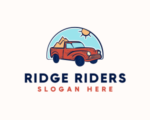 Car Truckload Travel logo design