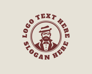 Fedora Tuxedo Man logo