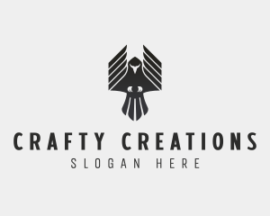 Flying Falcon Hawk logo design