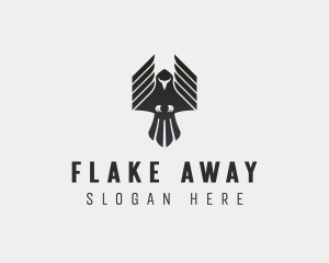 Flying Falcon Hawk logo design