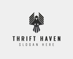 Flying Falcon Hawk logo design