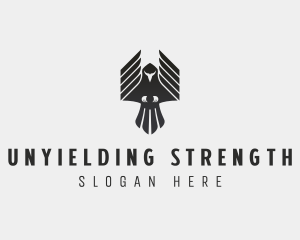 Flying Falcon Hawk logo design