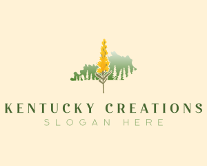 Kentucky Goldenrod Flower logo