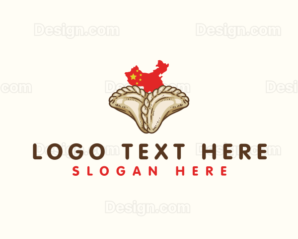 Chinese Food Dumpling Logo