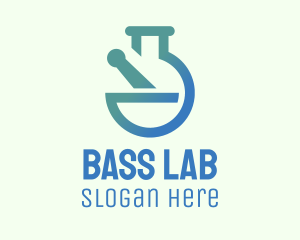 Gradient Pharmaceutical Laboratory logo design