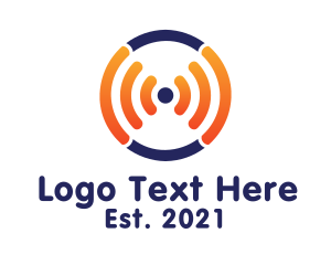 Circle - Frequency Signal Circle logo design