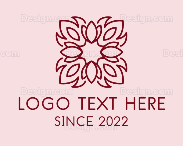 Flower Skin Care Cosmetics Logo