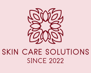 Flower Skin Care Cosmetics  logo design