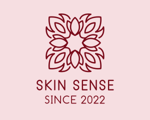 Flower Skin Care Cosmetics  logo design