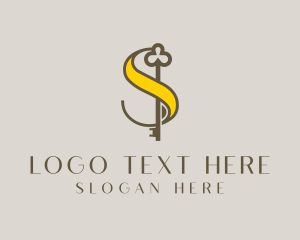 Premium Elegant Clover Key logo