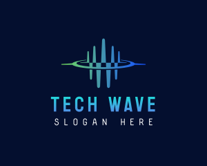 Soundwave Audio Tech logo design