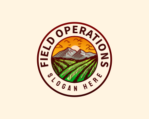 Agricultural Farm Field logo