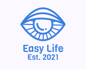 Clam Eye Line Art logo design