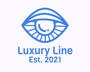 Clam Eye Line Art logo design