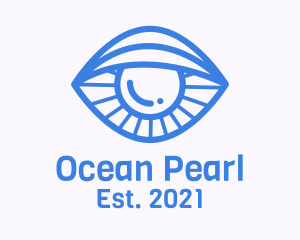 Clam Eye Line Art logo design