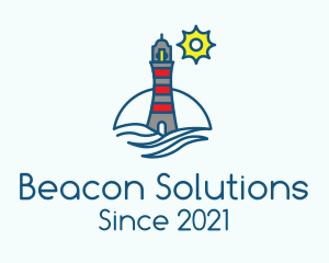 Lighthouse Coastal Tower logo design