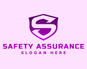 Safety Security Shield Letter S logo