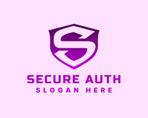 Safety Security Shield Letter S logo design