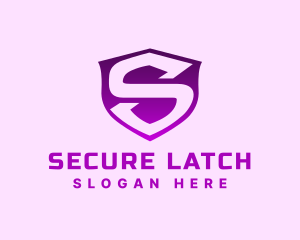 Safety Security Shield Letter S logo design