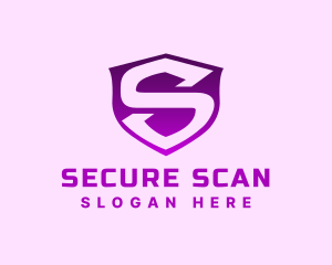 Safety Security Shield Letter S logo design